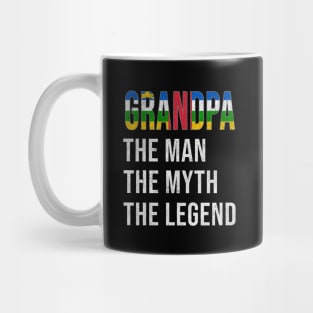 Grand Father Central African Grandpa The Man The Myth The Legend - Gift for Central African Dad With Roots From  Central African Republic Mug